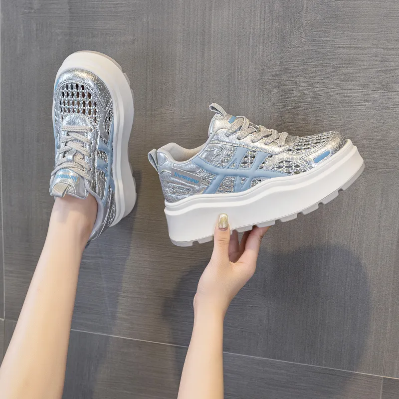 POOQ Low Top Casual Shoes Women's-15