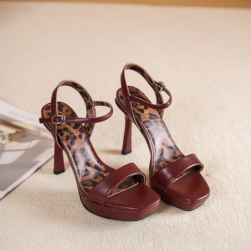 POOQ One Strap Sandals Women's-14
