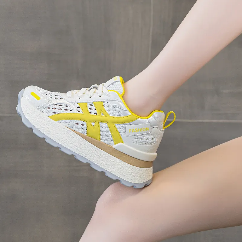 POOQ Low Top Chunky Sneakers Women's-10