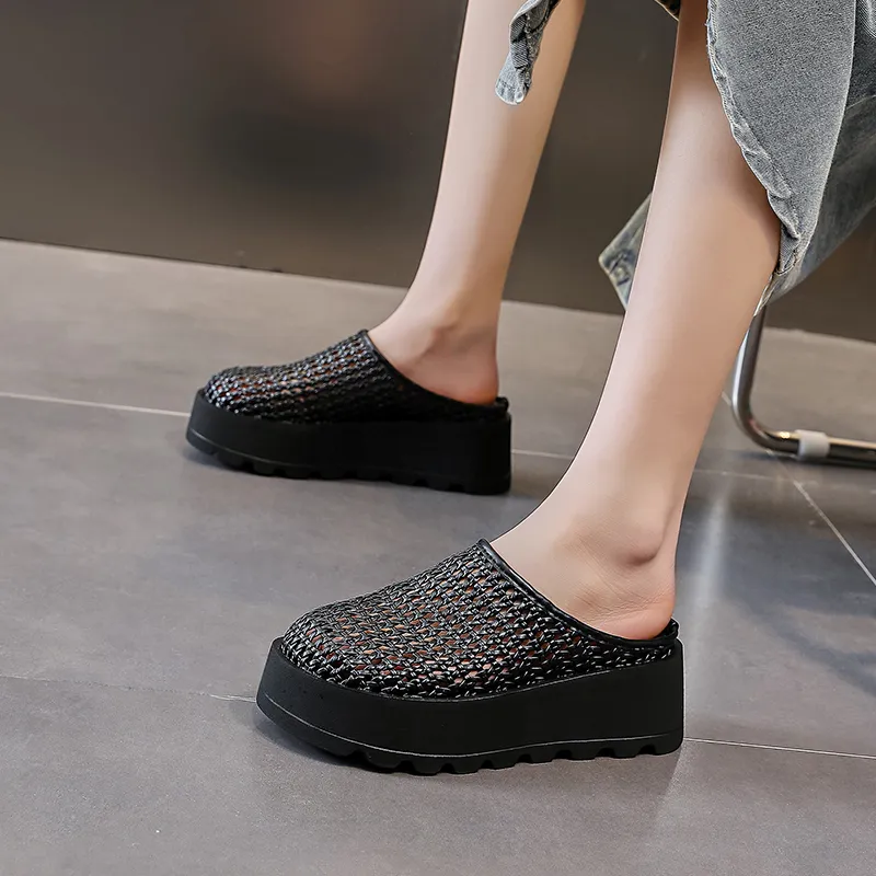 POOQ Closed Toe Slippers Women's-8