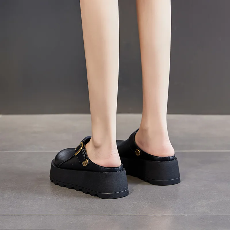 POOQ Closed Toe Slippers Women's-11