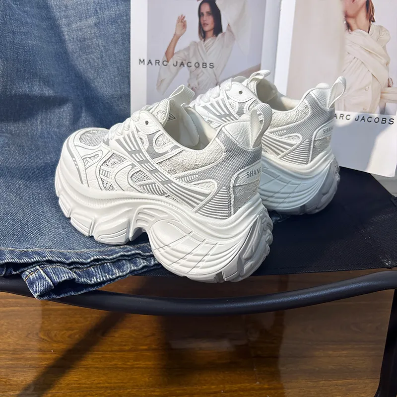 POOQ Low Top Chunky Sneakers Women's-1