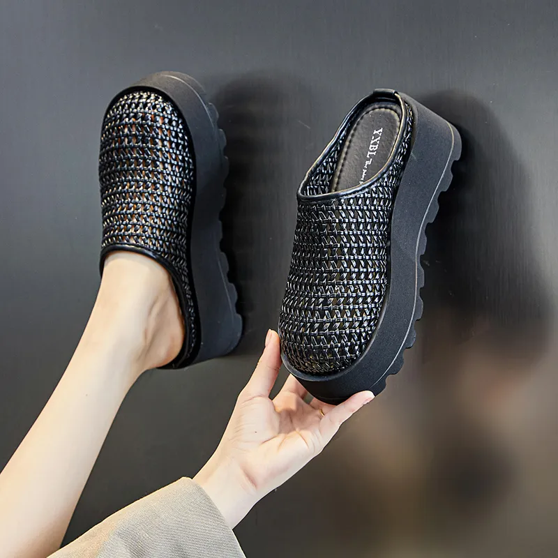 POOQ Closed Toe Slippers Women's-7