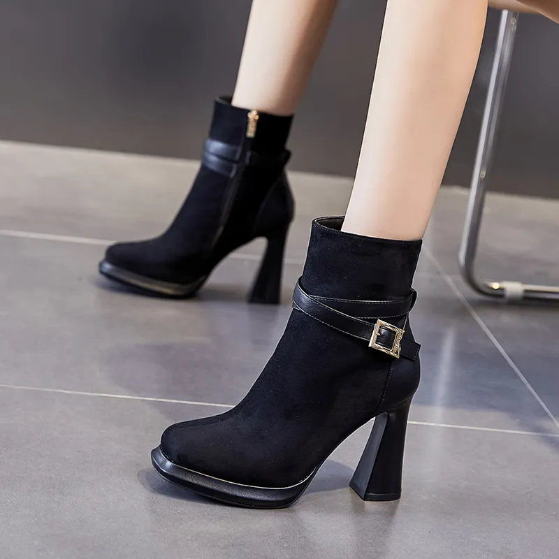 POOQ Ankle Boots Women's-7