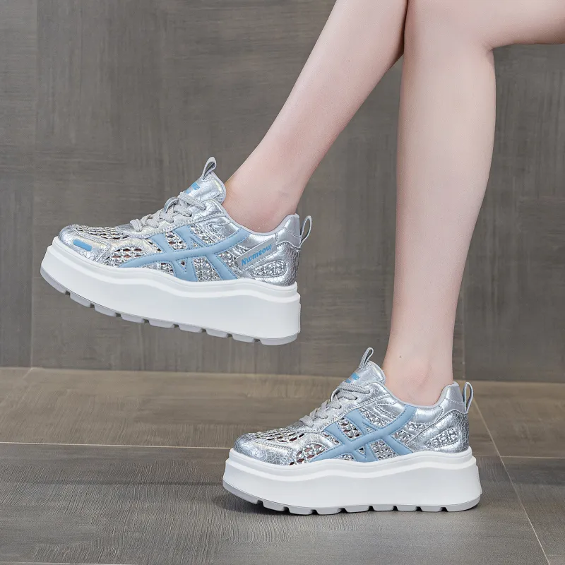 POOQ Low Top Casual Shoes Women's-13