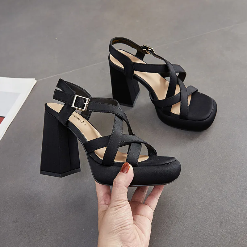 POOQ One Strap Sandals Women's-3