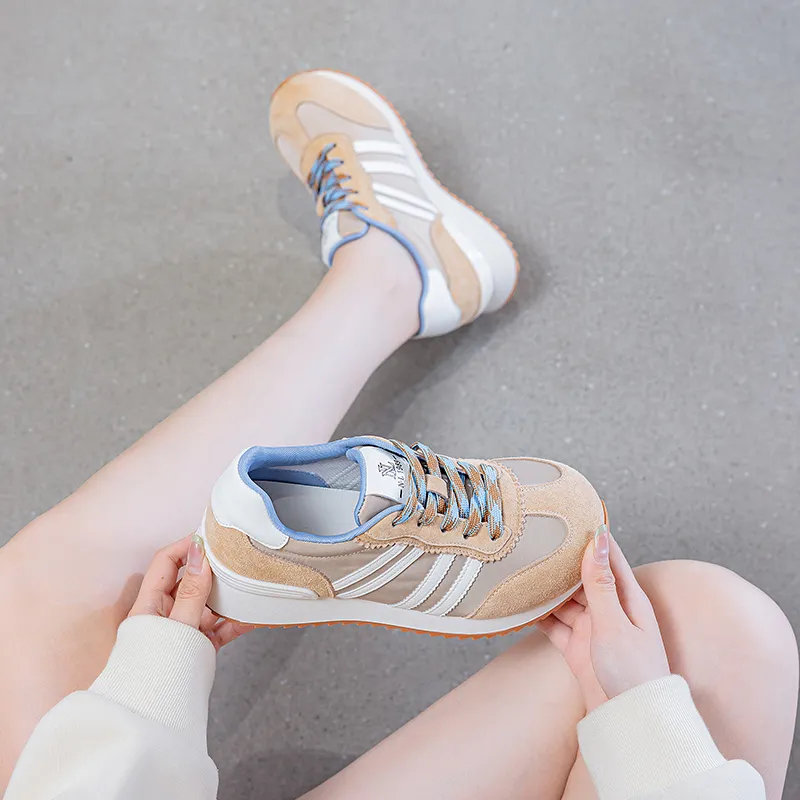 POOQ Abrasion Resistant Low Top Chunky Sneakers Women's-7