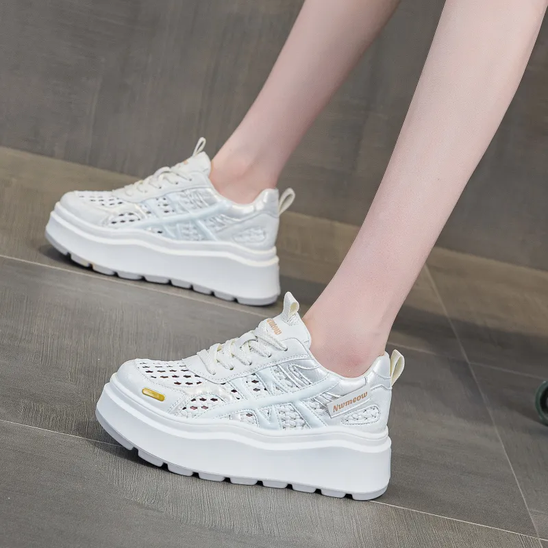 POOQ Low Top Casual Shoes Women's-2