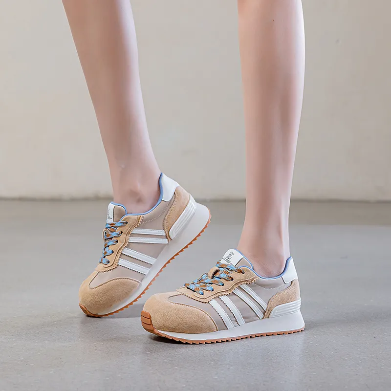 POOQ Abrasion Resistant Low Top Chunky Sneakers Women's-9