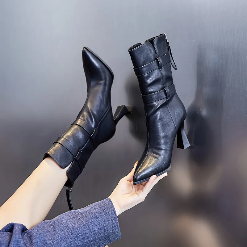 POOQ Ankle Boots Women's-2