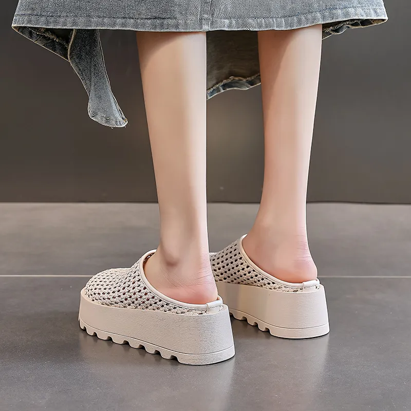 POOQ Closed Toe Slippers Women's-4