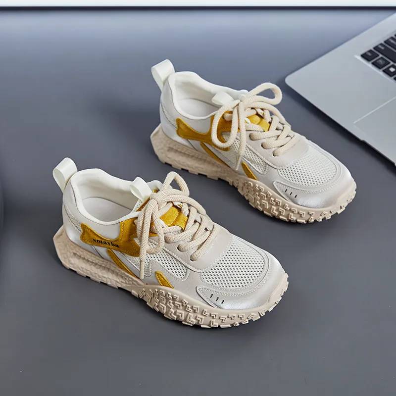 POOQ Low Top Chunky Sneakers Women's-4