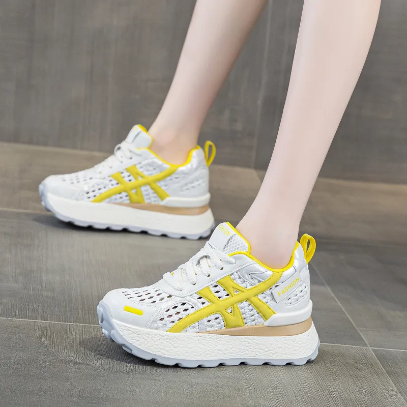 POOQ Low Top Chunky Sneakers Women's-9