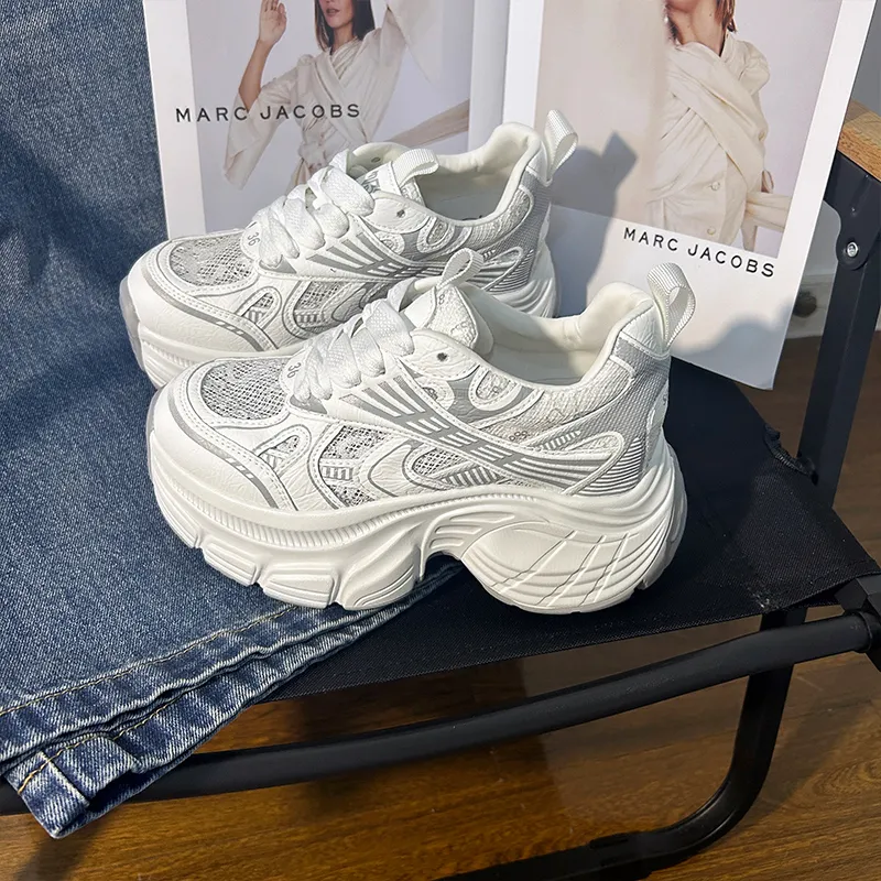 POOQ Low Top Chunky Sneakers Women's-2