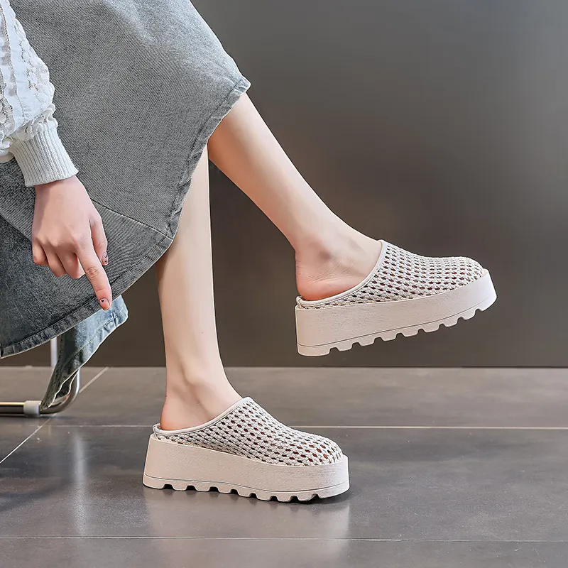 POOQ Closed Toe Slippers Women's-3