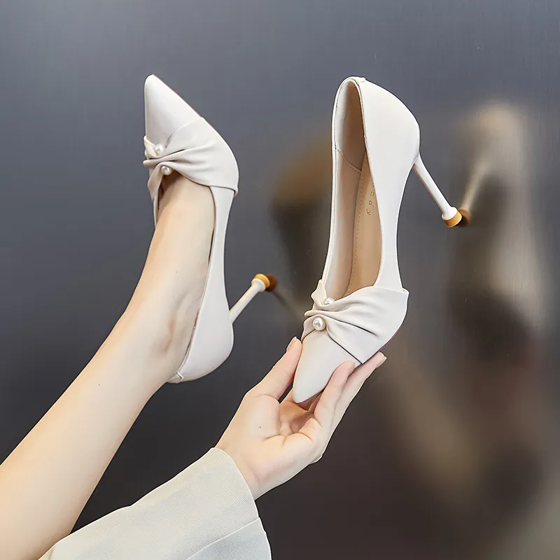 POOQ Slim Heel High Heels 5.5CM Women's-2
