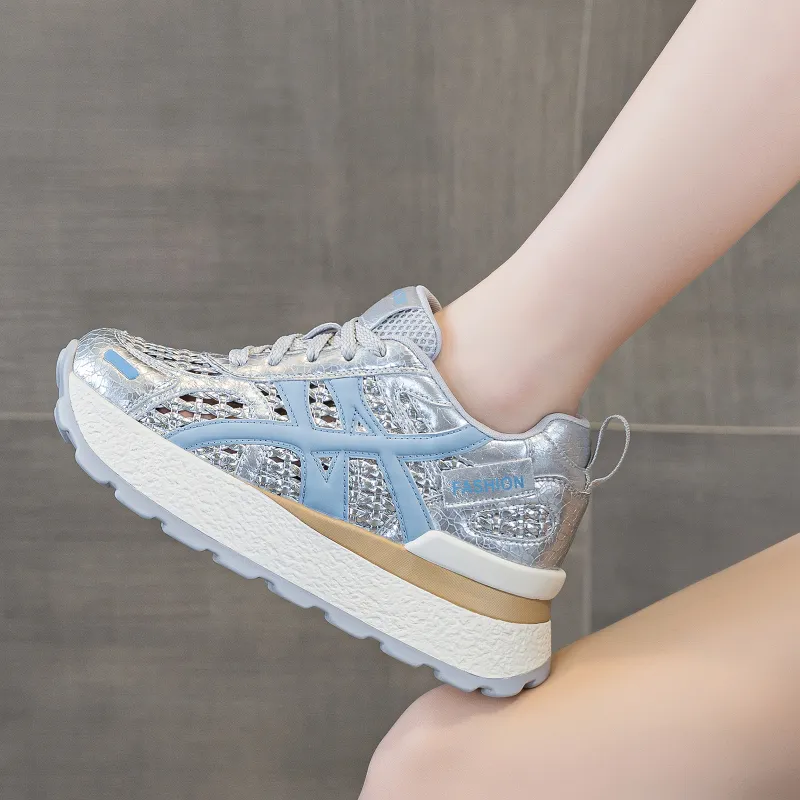 POOQ Low Top Chunky Sneakers Women's-16