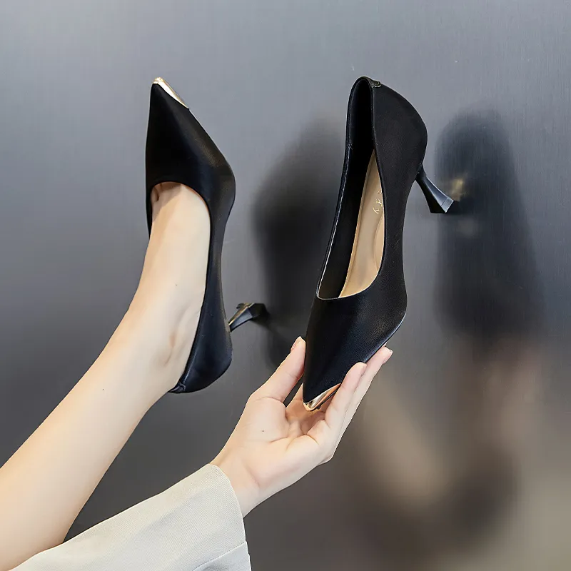 POOQ Slim Heel High Heels 6CM Women's-2