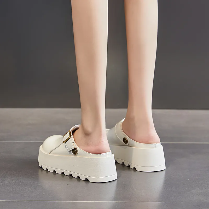 POOQ Closed Toe Slippers Women's-5