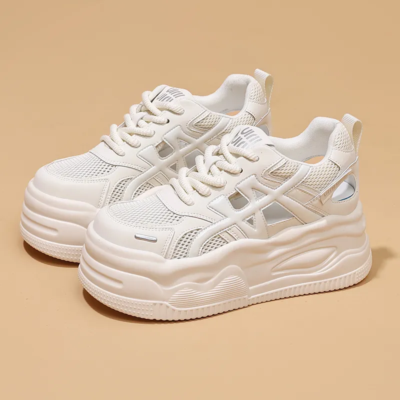 POOQ Low Top Casual Shoes Women's-1