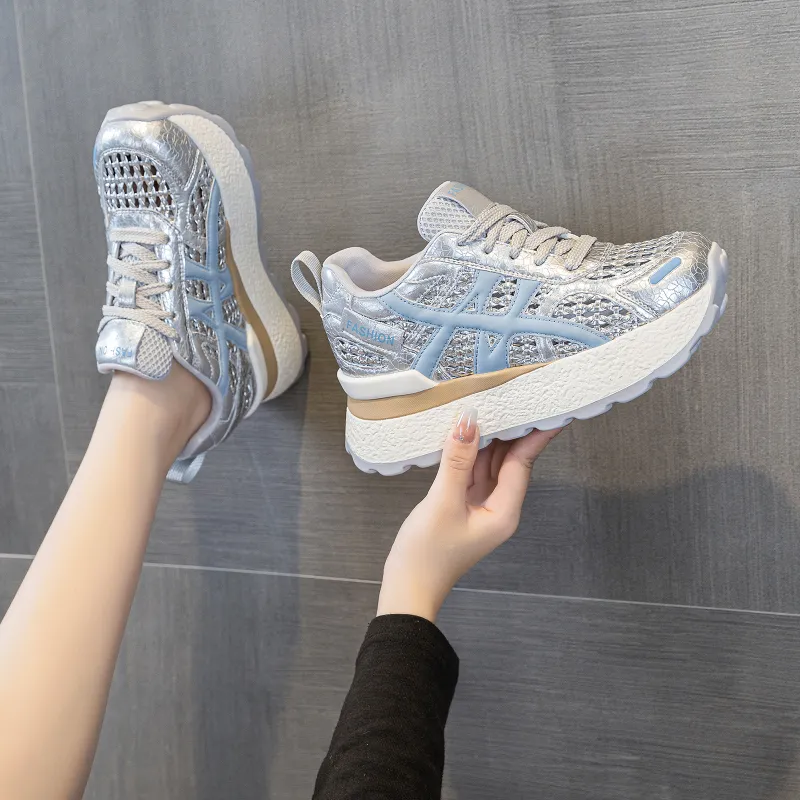 POOQ Low Top Chunky Sneakers Women's-18