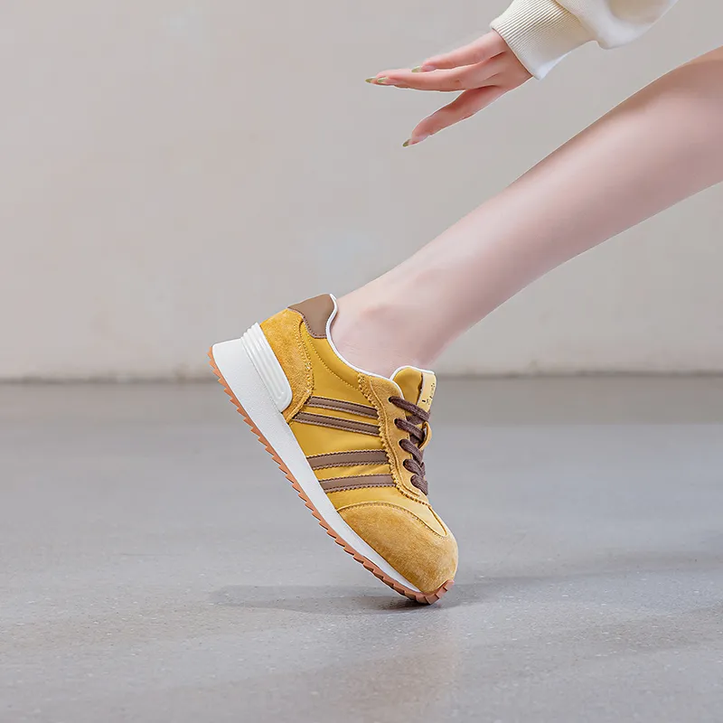 POOQ Abrasion Resistant Low Top Chunky Sneakers Women's-1