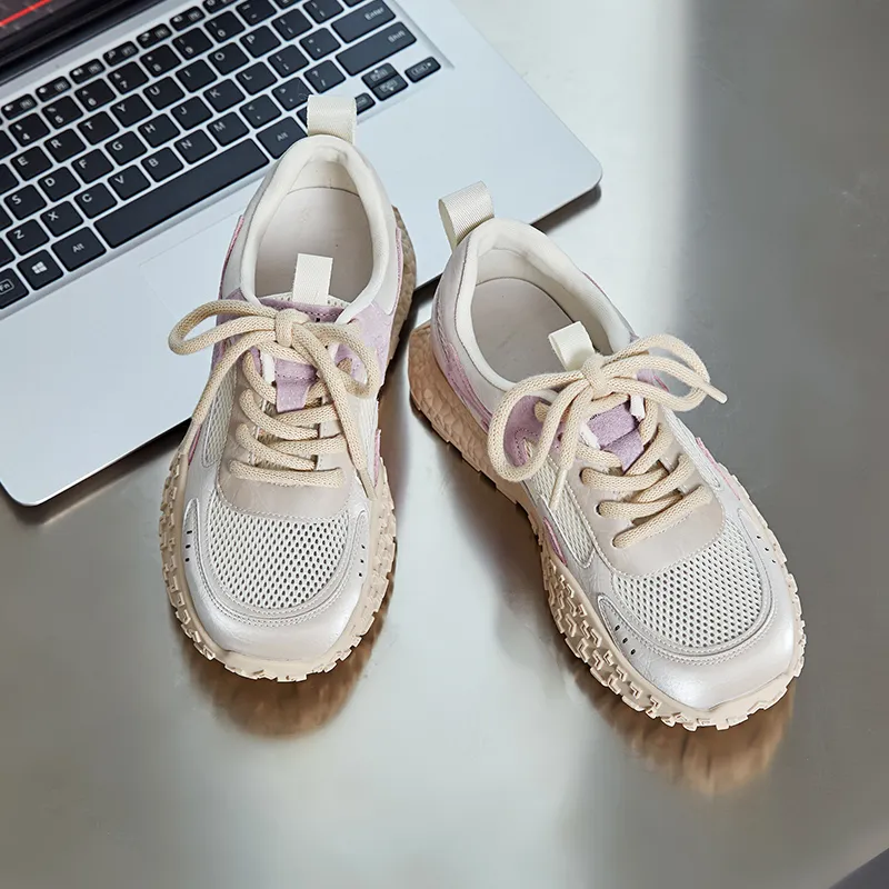 POOQ Low Top Chunky Sneakers Women's-13