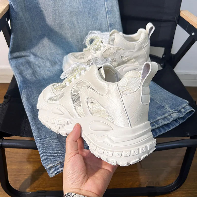 POOQ Low Top Chunky Sneakers Women's-2