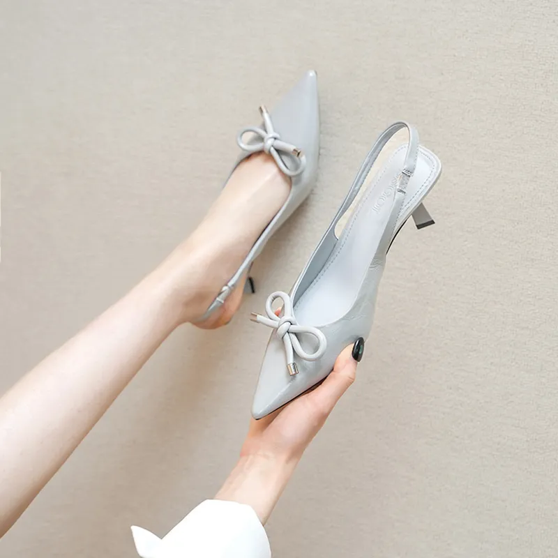 POOQ Slim Heel High Heels 6CM Women's-6