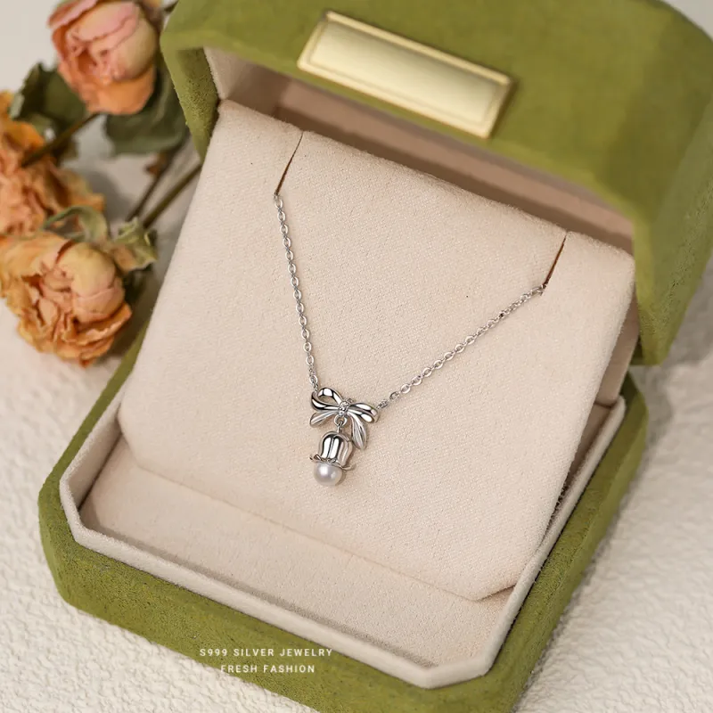 OQD S999 Silver Necklaces Women's-3