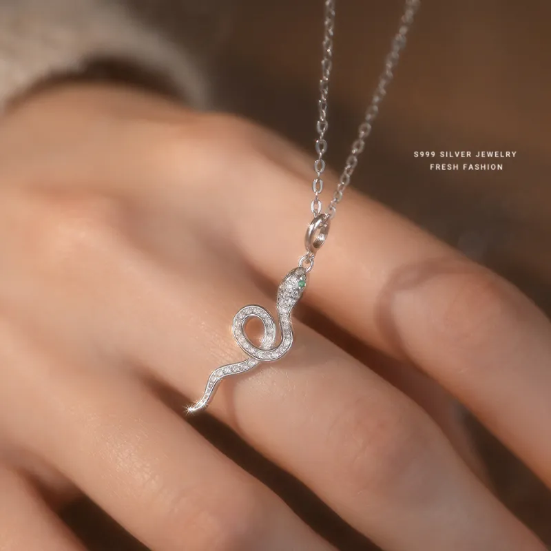 OQD S999 Fine Silver Necklaces Women's-2