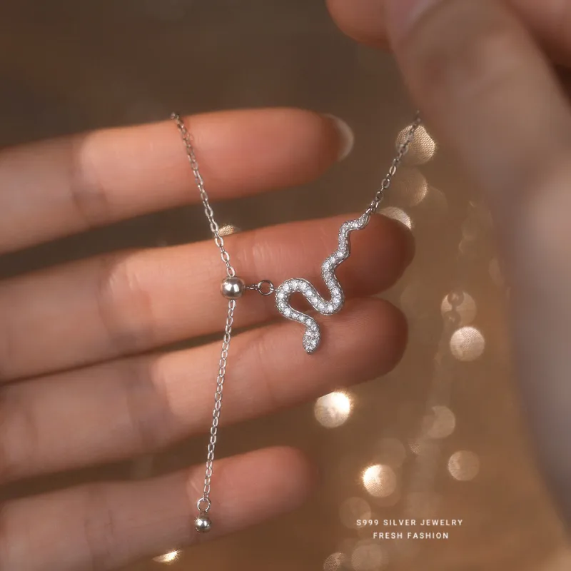 OQD S999 Fine Silver Necklaces Women's-4