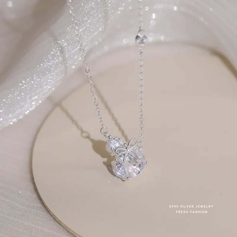 OQD S999 Silver Necklaces Women's-3