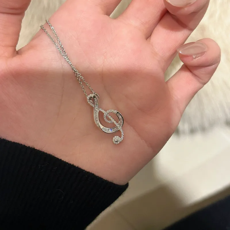 OQD S925 Silver Necklaces Women's-2