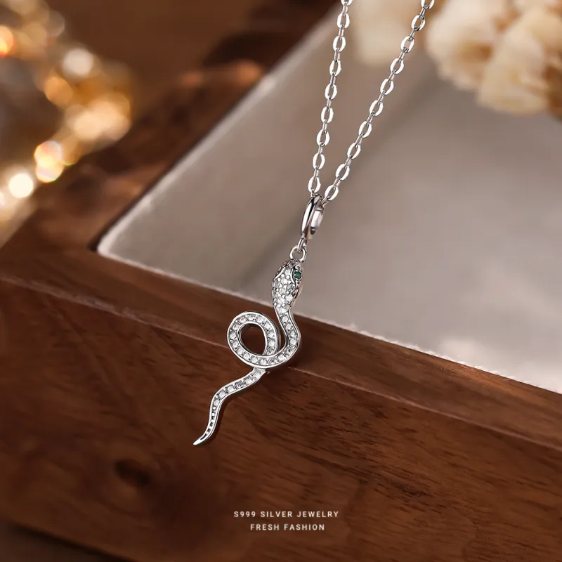 OQD S999 Fine Silver Necklaces Women's-3