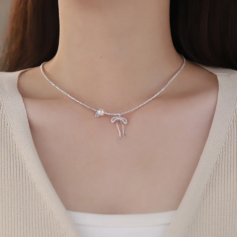 OQD S925 Silver Necklaces Women's-2