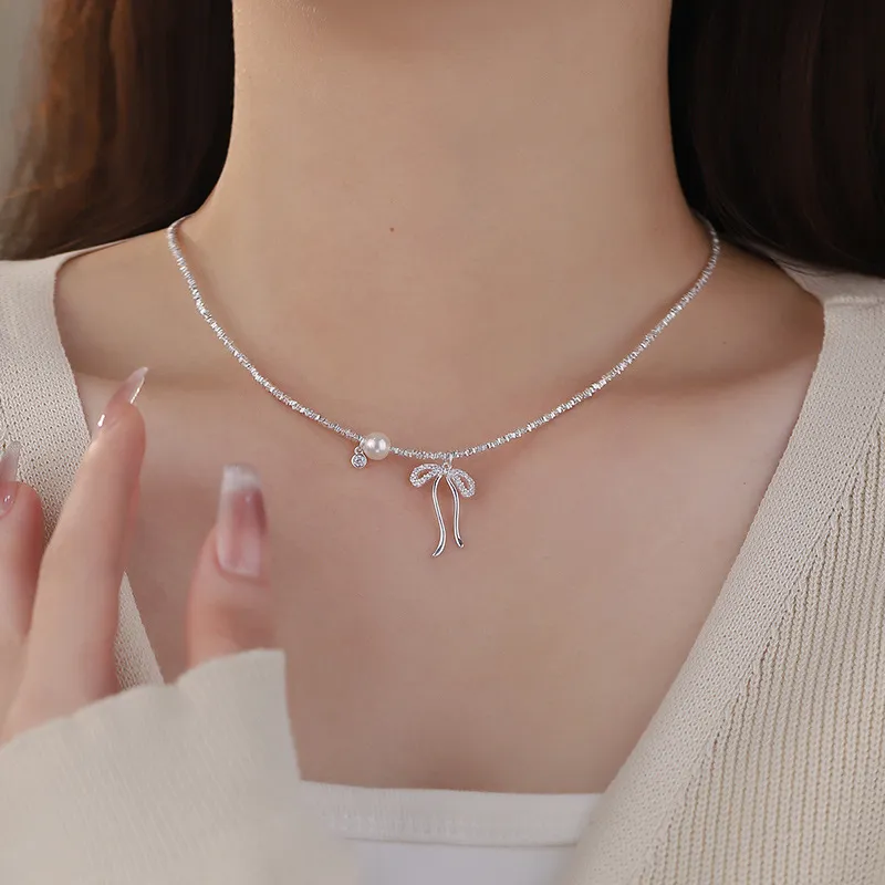 OQD S925 Silver Necklaces Women's-1