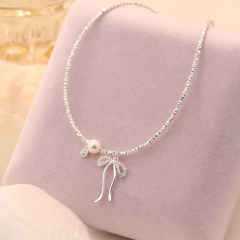 OQD S925 Silver Necklaces Women's-4
