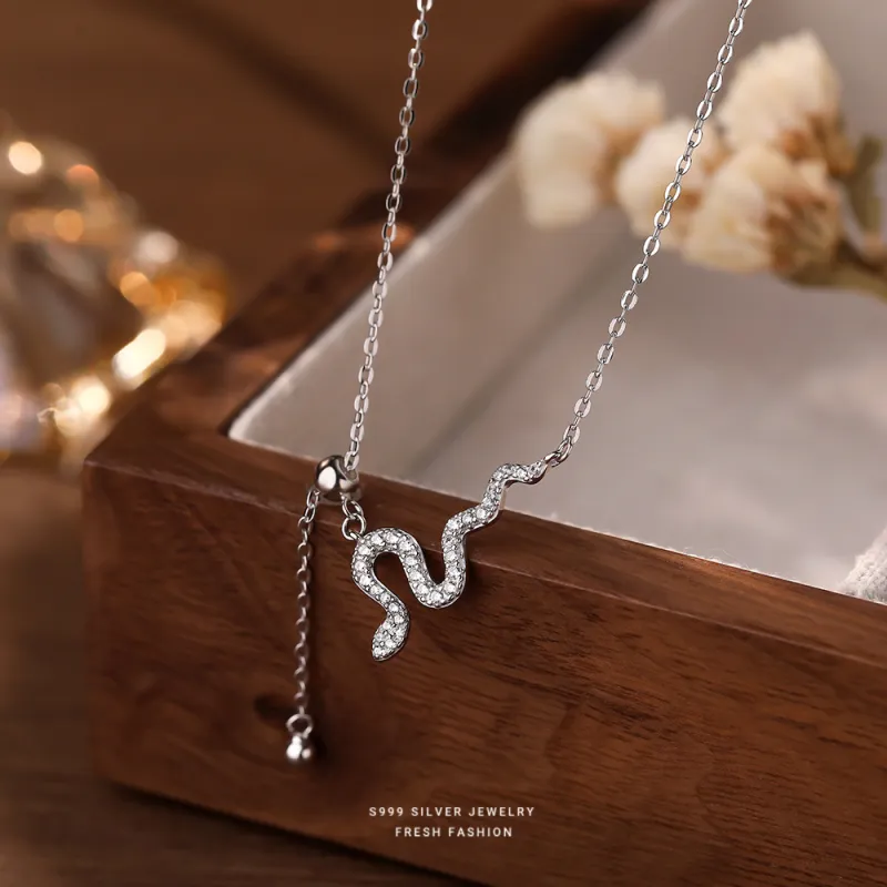 OQD S999 Fine Silver Necklaces Women's-3