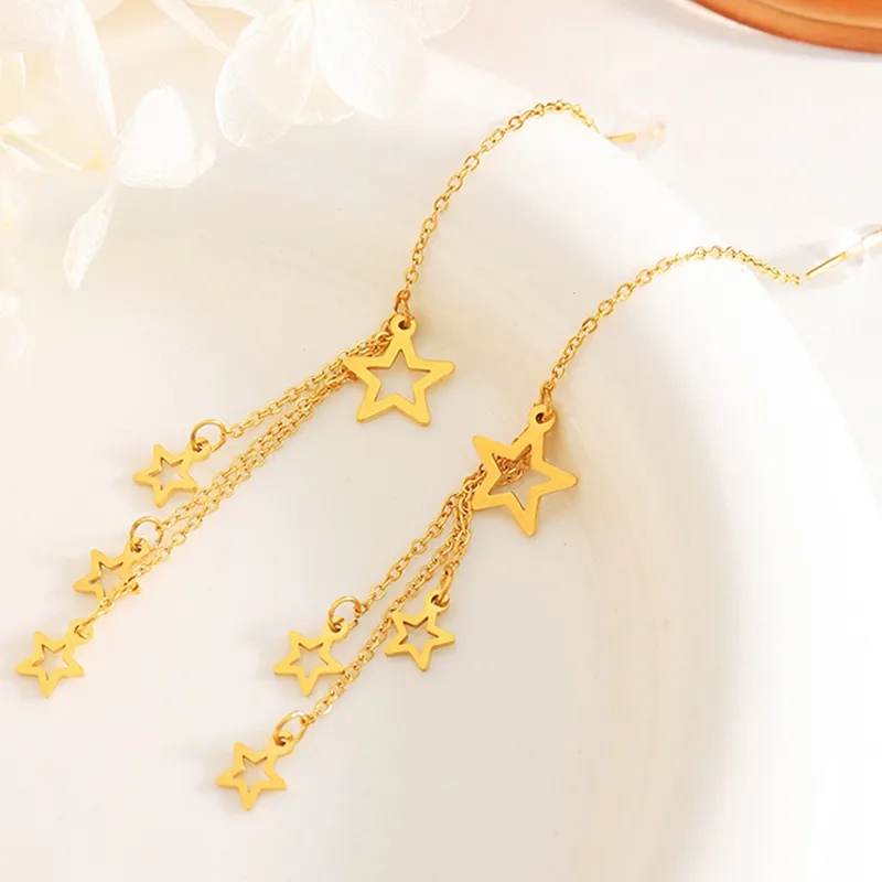 OQD Elegance Vintage Inspired Gentle Individual Drop Earrings Women's-2