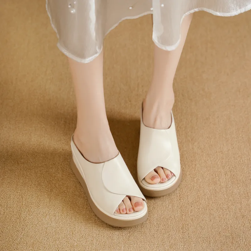 GOLDLION PU Polyurethane Cushioning Slide Slippers Women's-5