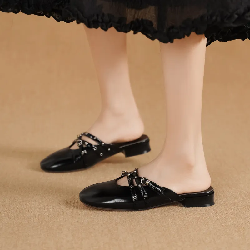 GOLDLION Abrasion Resistant Slip Resistant Closed Toe Slippers Women's-2