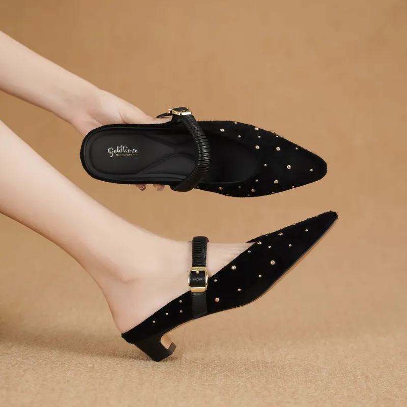 GOLDLION Closed Toe Slippers Women's-4