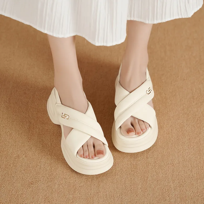 GOLDLION One Strap Sandals Women's-5