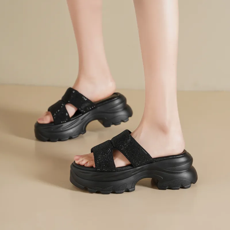 GOLDLION PU Polyurethane Cushioning Slide Slippers Women's-3