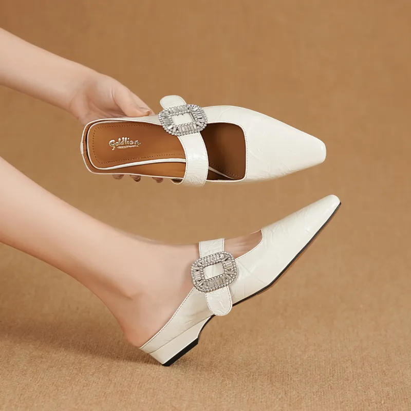 GOLDLION Closed Toe Slippers Women's-10