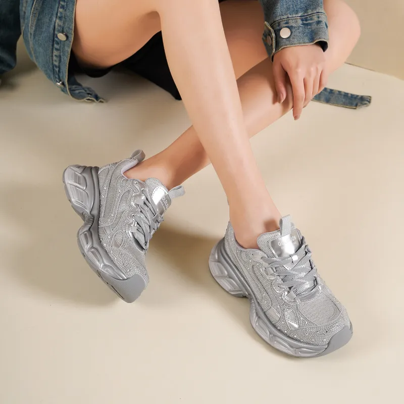 GOLDLION Cushioning Low Top Chunky Sneakers Women's-13