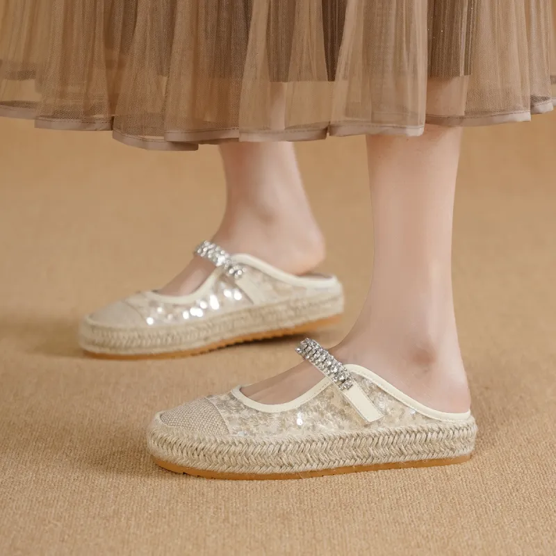GOLDLION Slip Resistant Closed Toe Slippers Women's-8