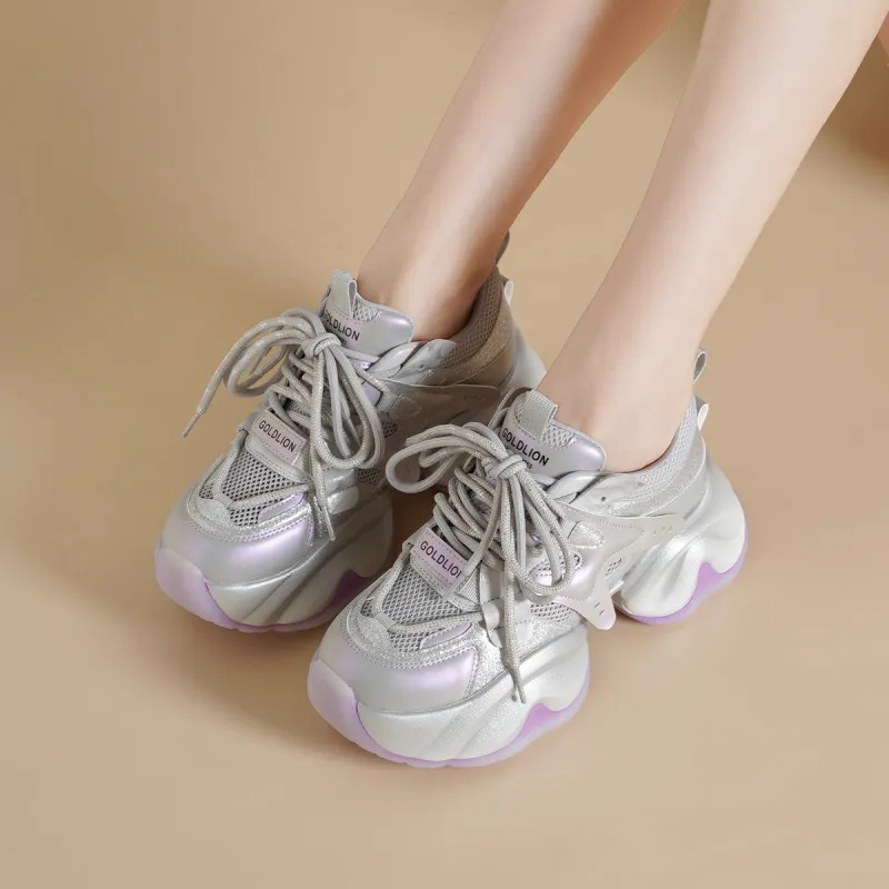 GOLDLION Low Top Chunky Sneakers Women's-9