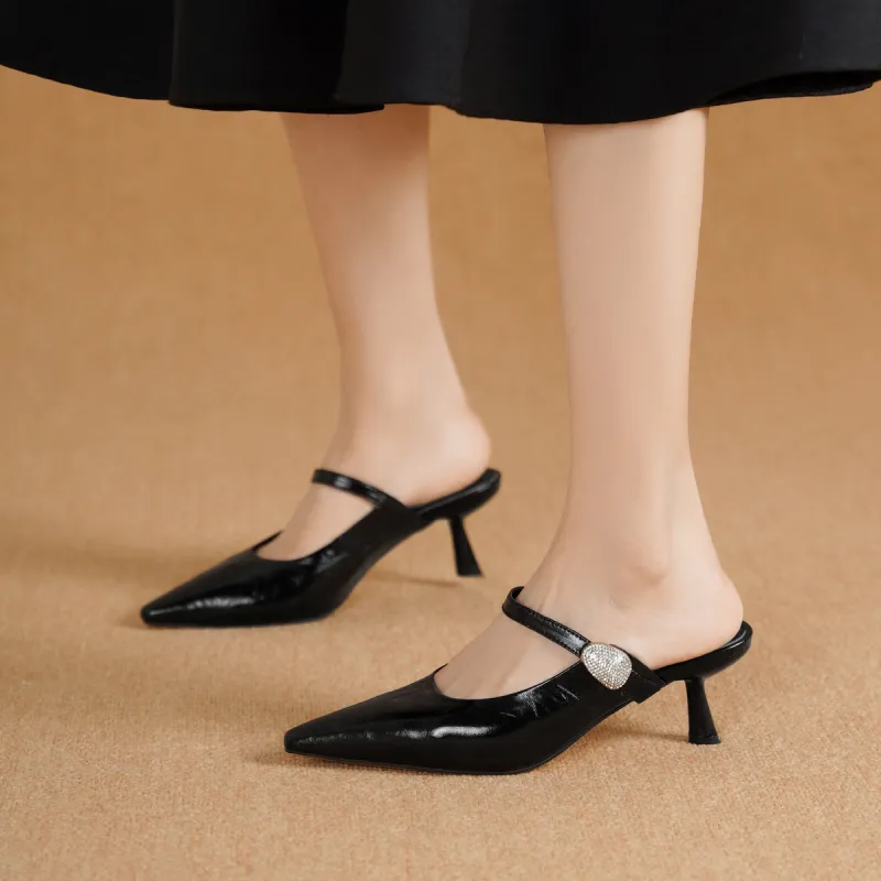 GOLDLION Rubber Sole Abrasion Resistant Closed Toe Slippers Women's-2